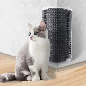 Self Cleaning Cat Massage Tool Wall Corner Rubbing Brush Pet Hair Removal Massage Comb Cat Toys Pet Grooming Beauty Supplies