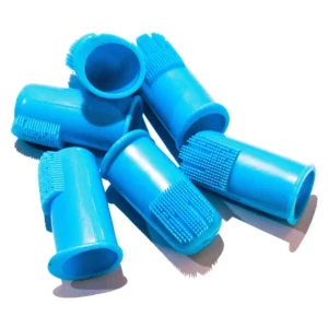 Dog Cat Toothbrush Finger Toy 6pcs Set Dental Hygiene Brushes Food Safety Soft Silicone Pet Finger Toothbrush for Puppy DogToys