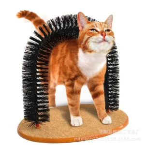 Cat Bristle Brush Hair Rubbing Device Cat Scratching Cat Toys Pet Supplies Dog Arch Pet Products Pet Toys Catnip