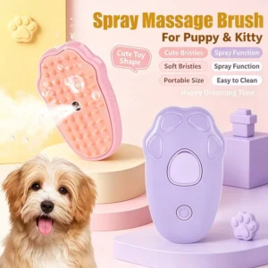 Hot 3in1 Steamy Pet Dog Brush Cat Steam Brush Electric Spray Cat Hair Brush Comb Massage Pet Grooming Tool Loose Hair Supplies