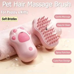 2026New Cat Steam Brush Steamy Dog Brush 3 in 1 Electric Spray Cat Hair Brushes for Massage Pet Grooming Comb Hair Removal Combs
