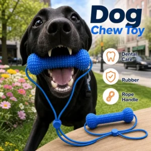 10/15cm Dual-Action Canine Dental Mouth Prop Pet Dental Chew Toy Auxiliary Tool For Easy Dog Teeth Brushing